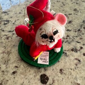 Annalee 3” Letter to Santa Mouse- Christmas Ornament